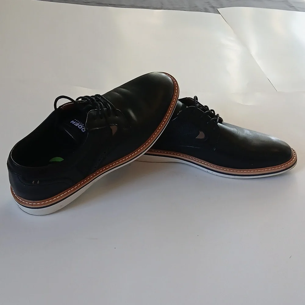 Steve Madden Black and Brown Men's Oxfords